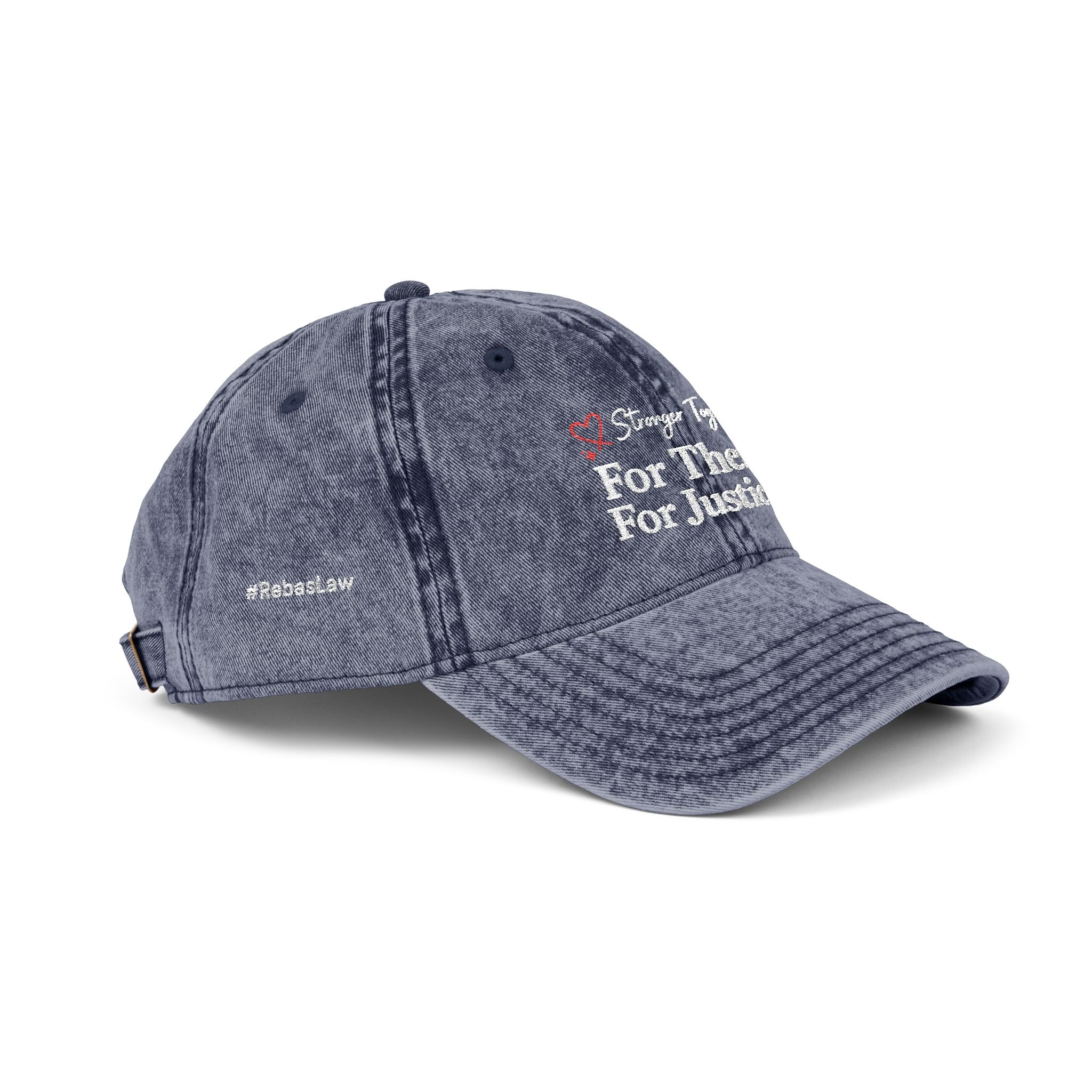 Cap Embroidered Vintage — “For Them. For Justice.” Washed Baseball Hat