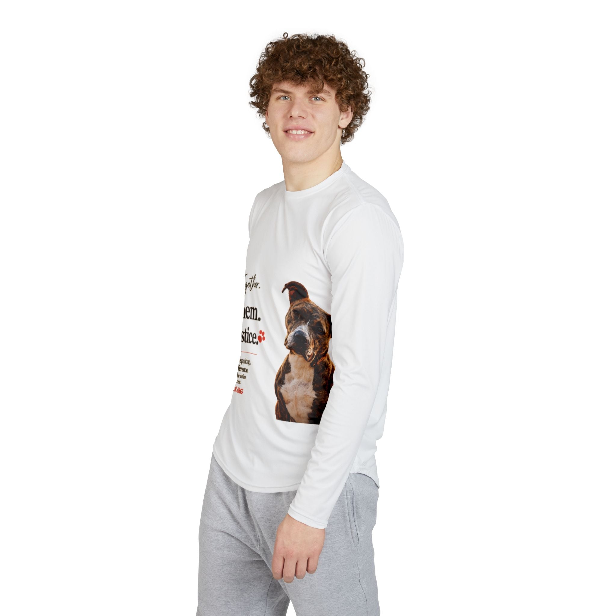 T-Shirt For Them. For Justice. Rescue Dog Long Sleeve