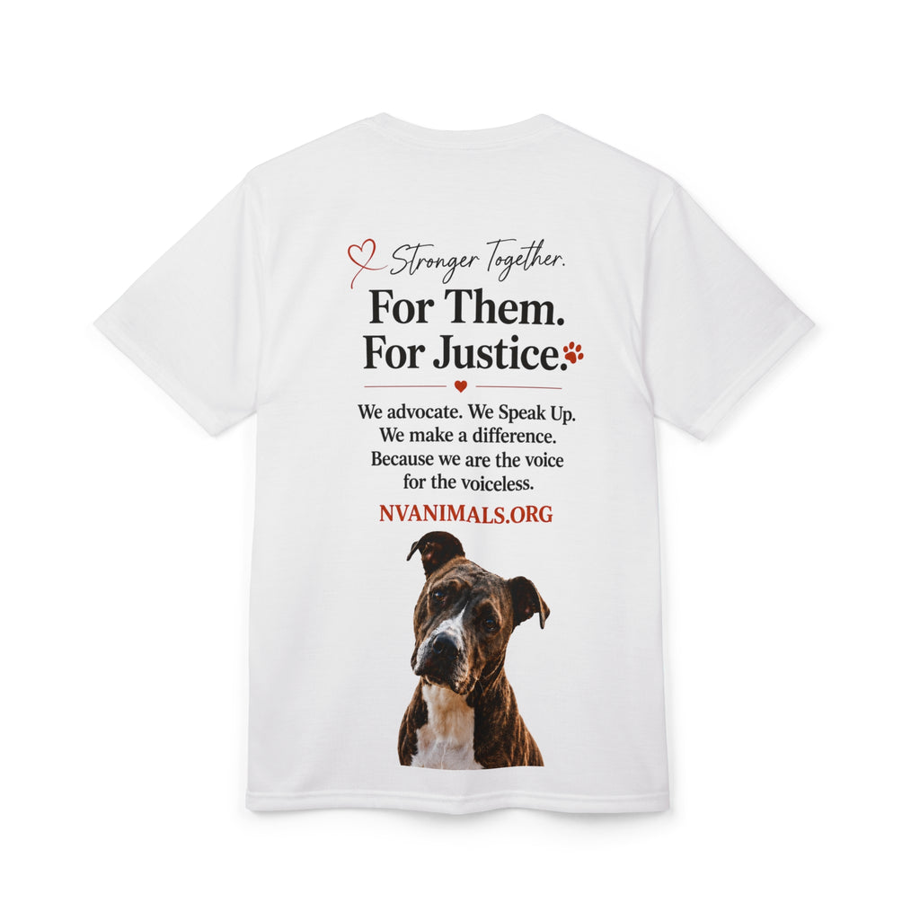 T-Shirt For Them. For Justice. Dog Rescue Advocacy
