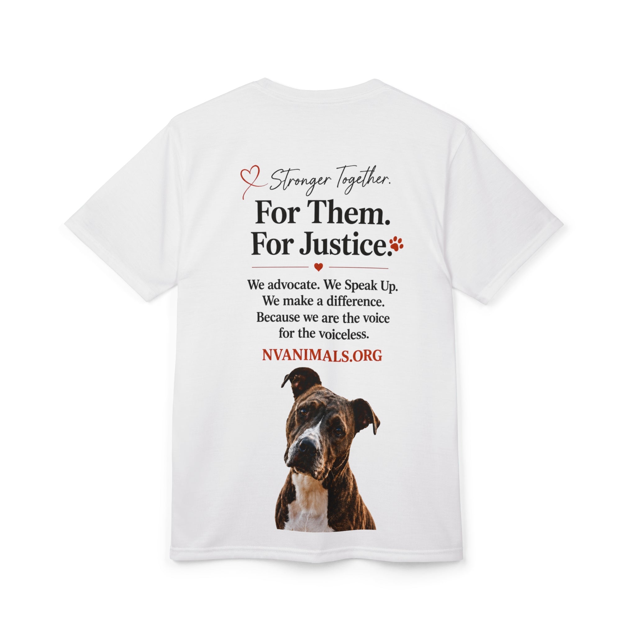 T-Shirt For Them. For Justice. Dog Rescue Advocacy
