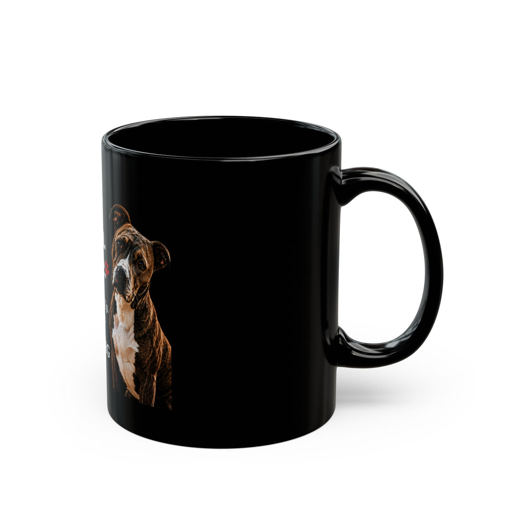 For Them. For Justice. Animal Rescue Support Black Mug