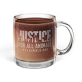 Engraved Glass Coffee Mug — 12.25 oz Clear Coffee Cup