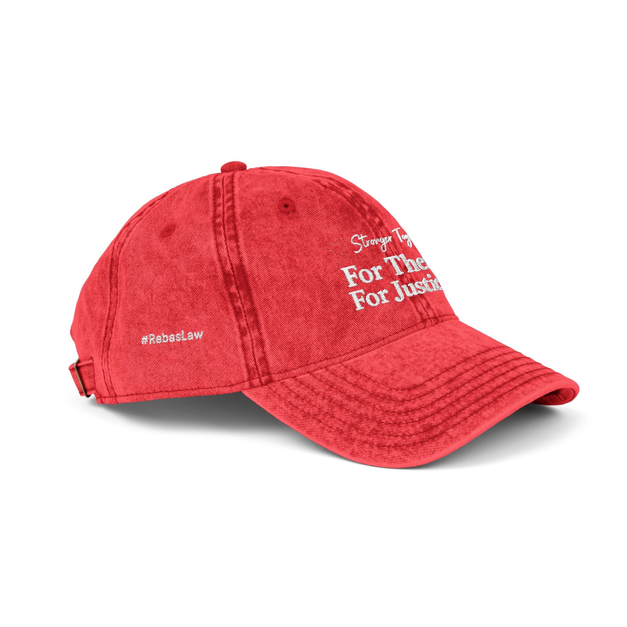 Cap Embroidered Vintage — “For Them. For Justice.” Washed Baseball Hat