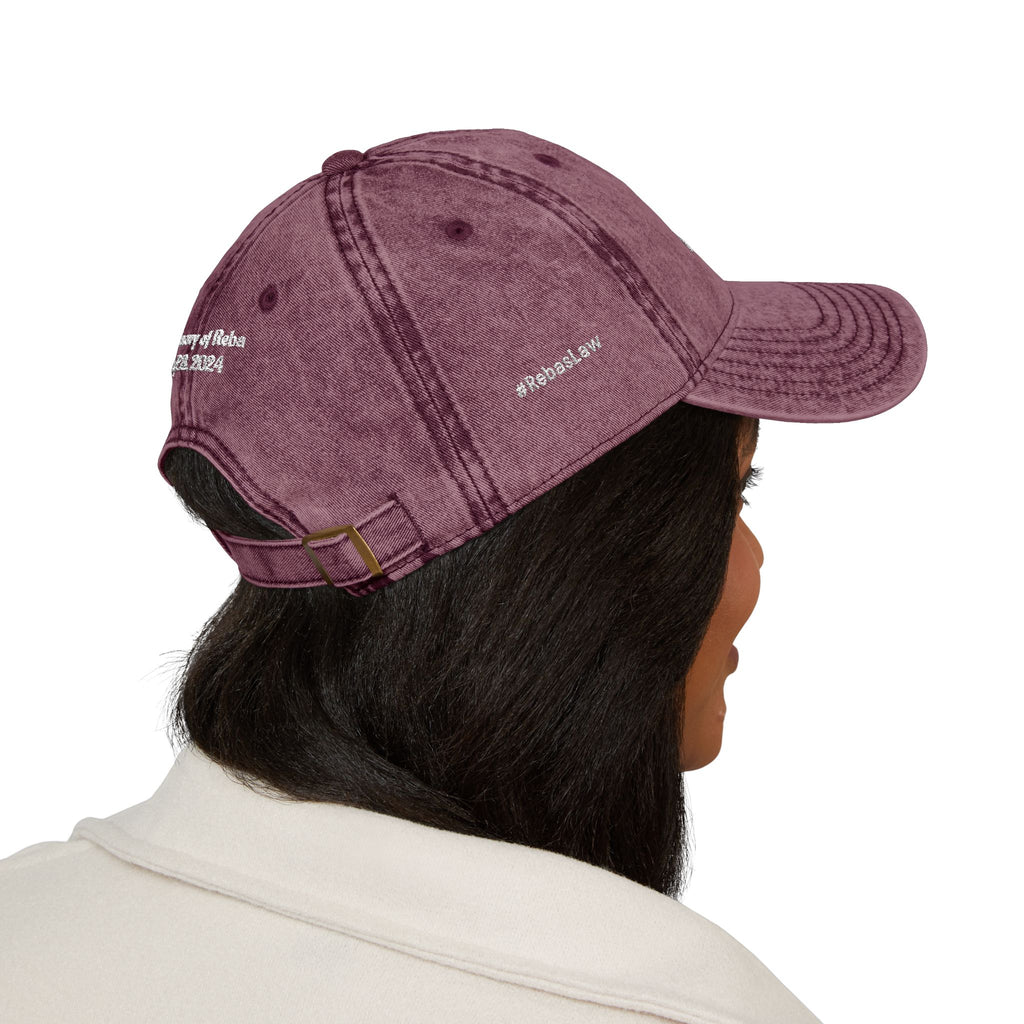 Cap Embroidered Vintage — “For Them. For Justice.” Washed Baseball Hat