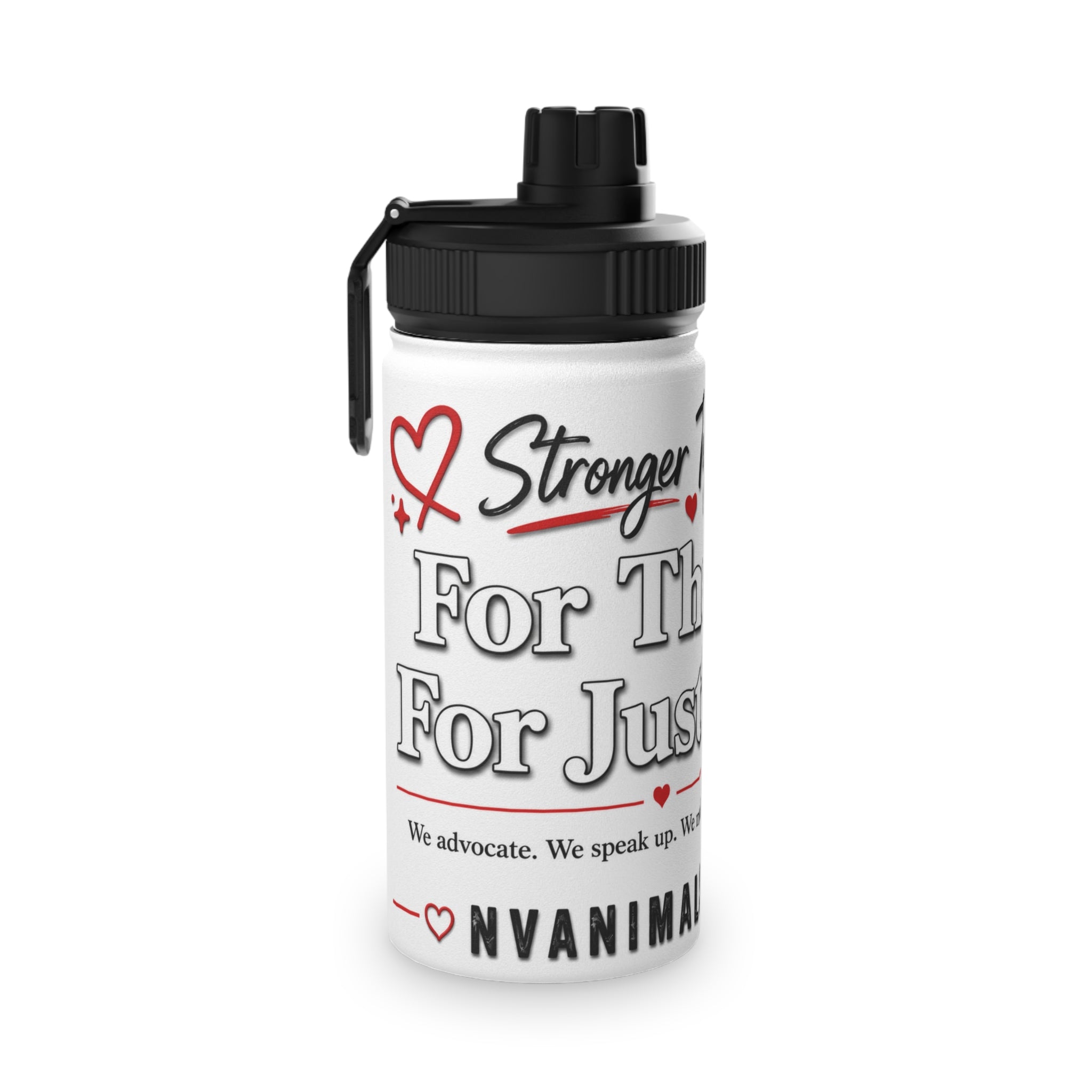 Rescue Dog Water Bottle – Support Animal Justice Stainless Steel Sports Bottle
