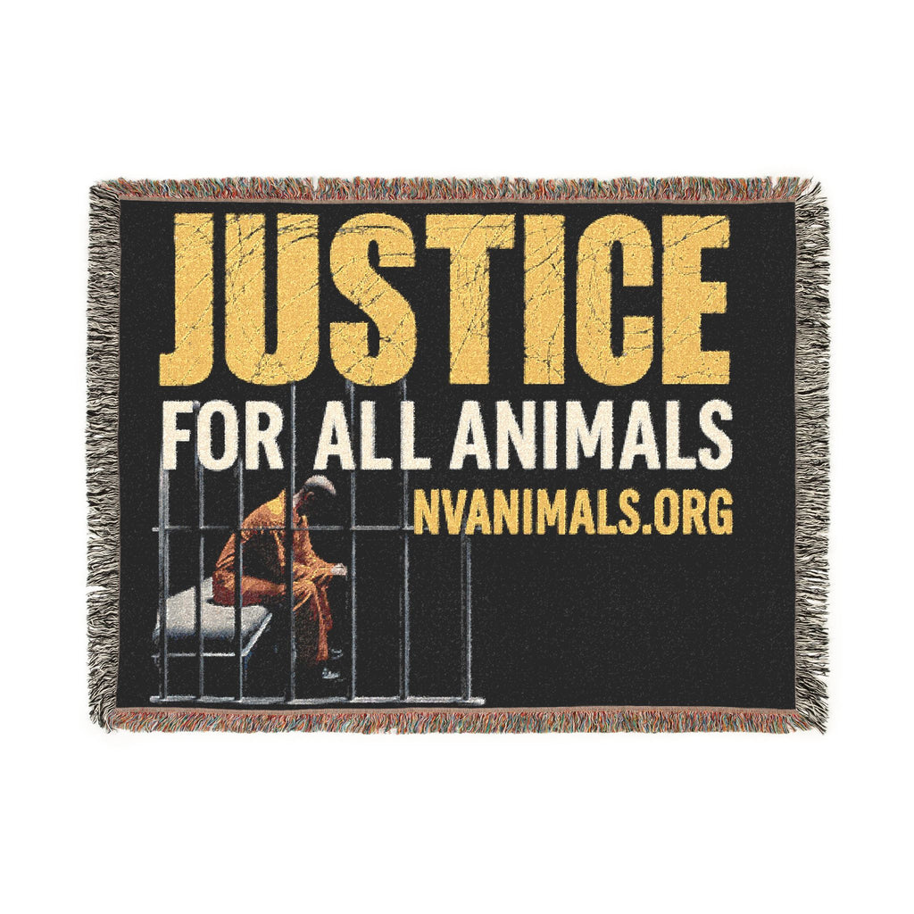 Woven Blanket | Animal Rights Advocacy | Man in Prison