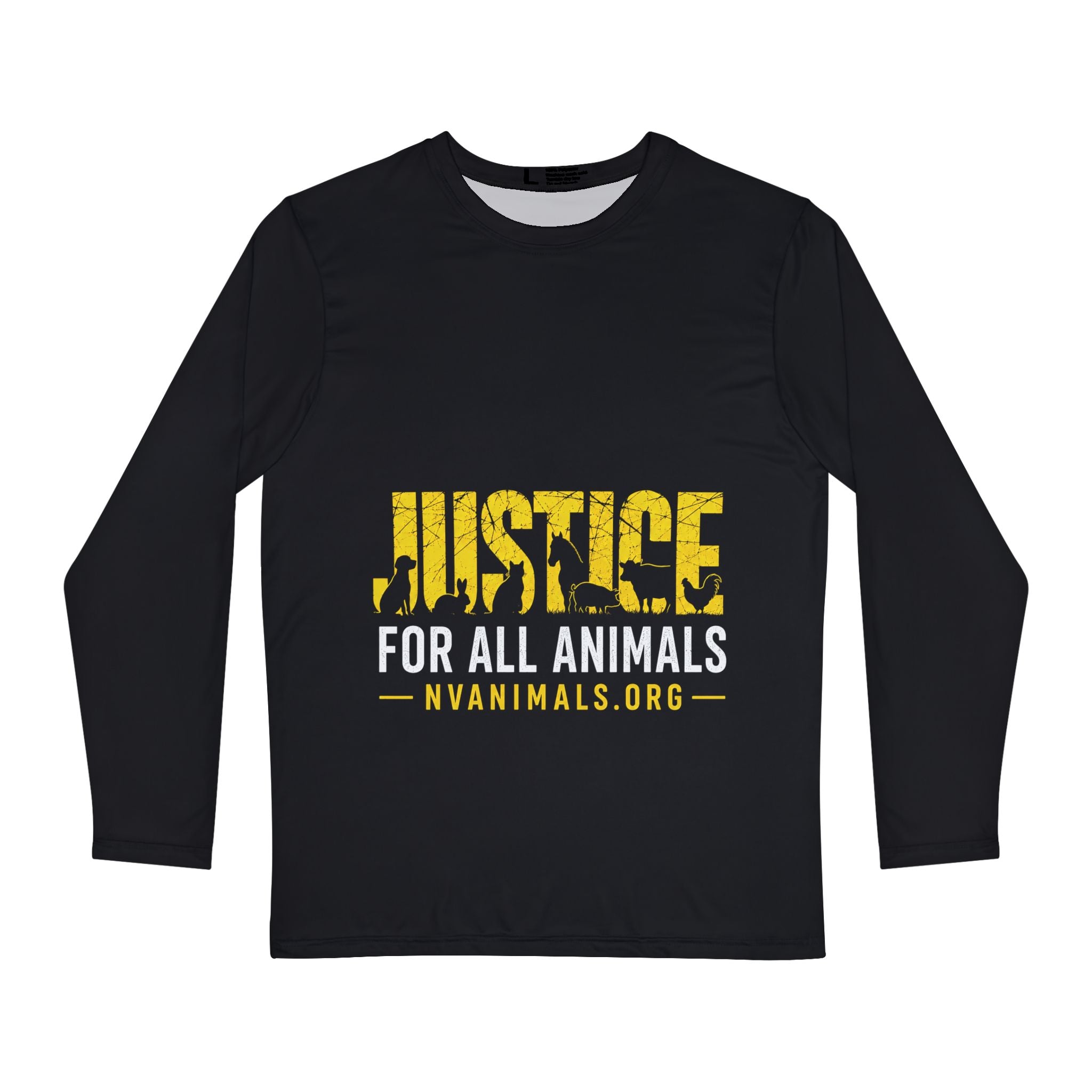 Shirt (Long Sleeve) Justice for All Animals