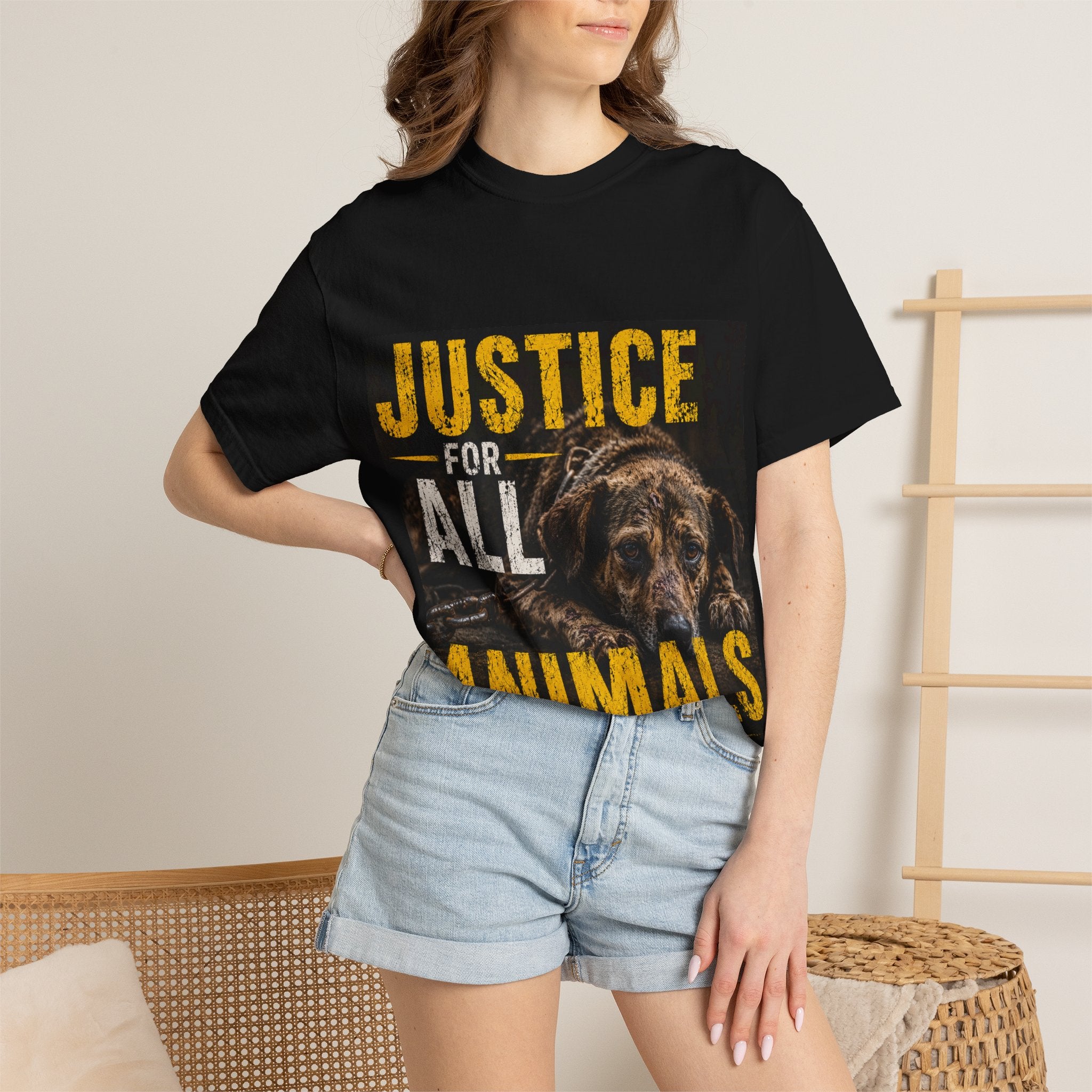 T-Shirt Justice for All Animals Dog