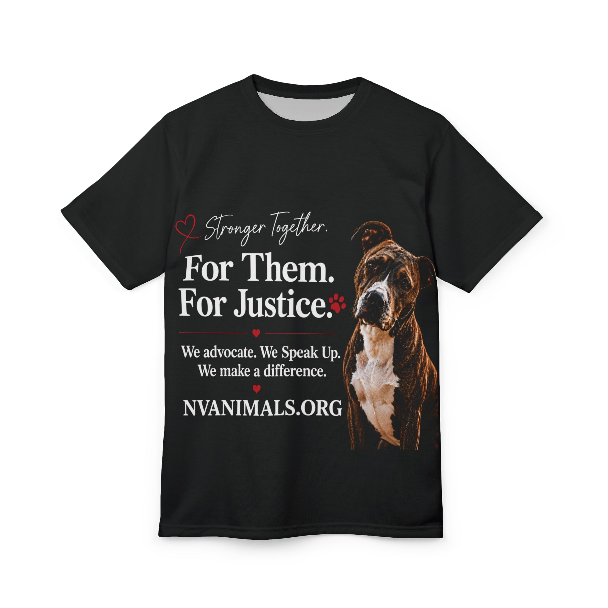T-Shirt For Them. For Justice. Rescue Dog Advocacy