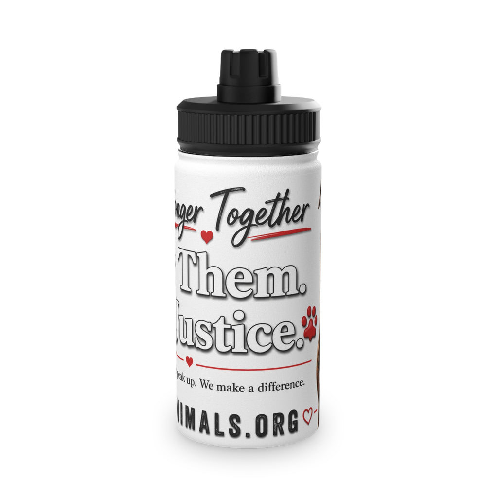 Rescue Dog Water Bottle – Support Animal Justice Stainless Steel Sports Bottle