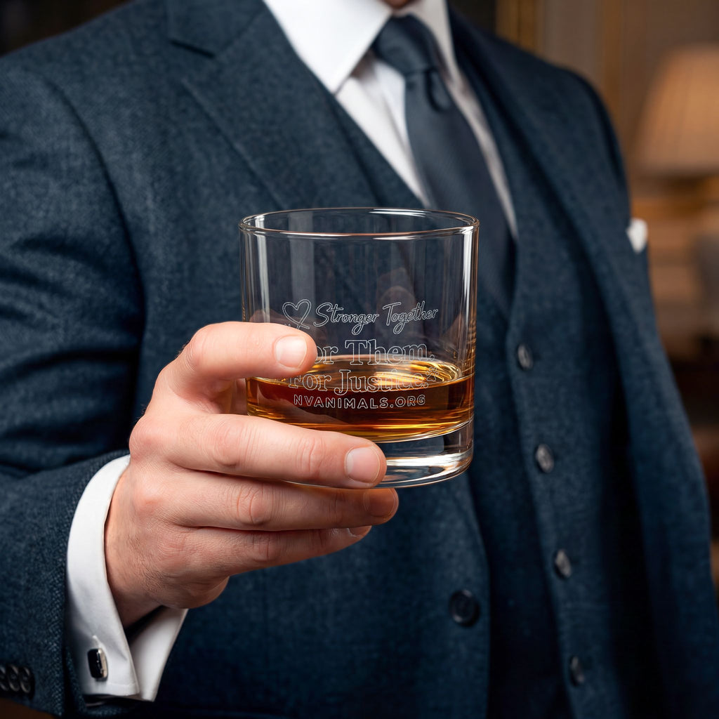Engraved 10.5oz Whiskey Glass — Classic Personalized Rocks Glass