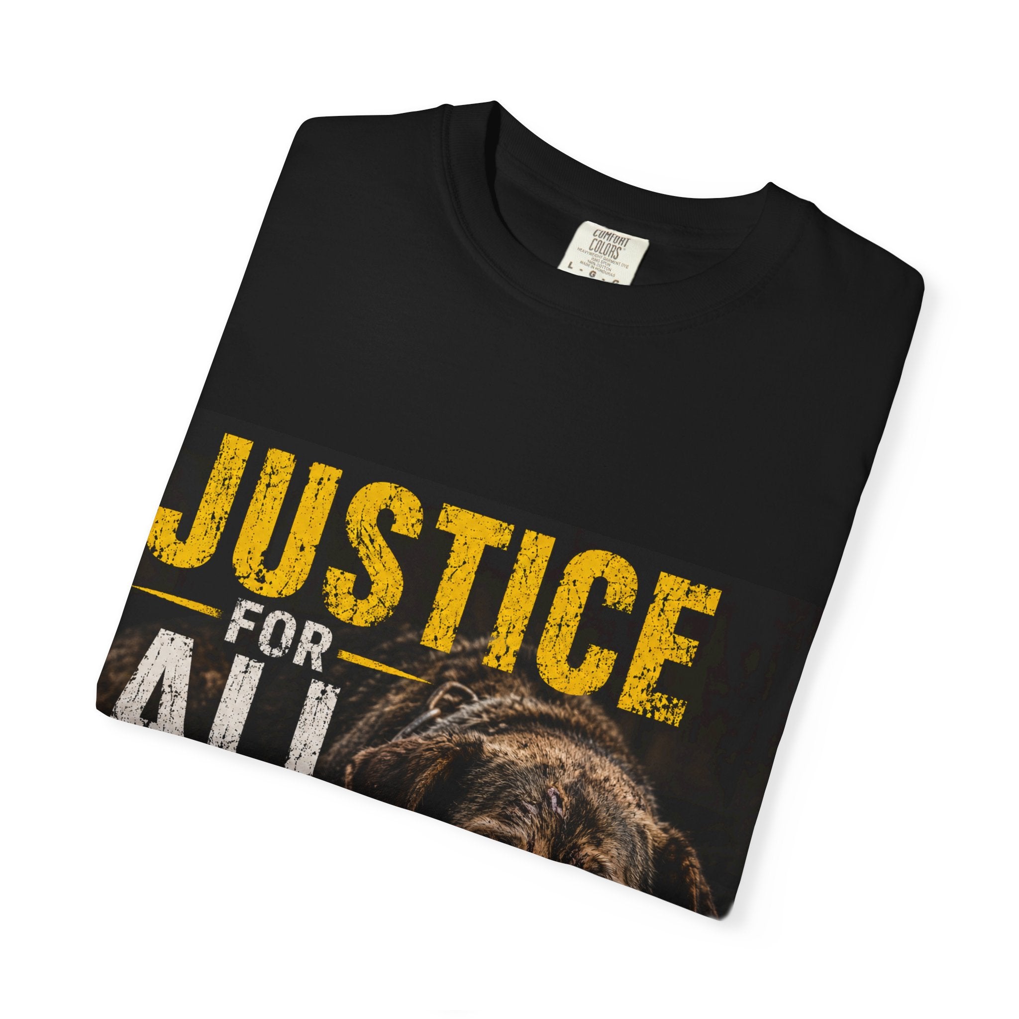 T-Shirt Justice for All Animals Dog