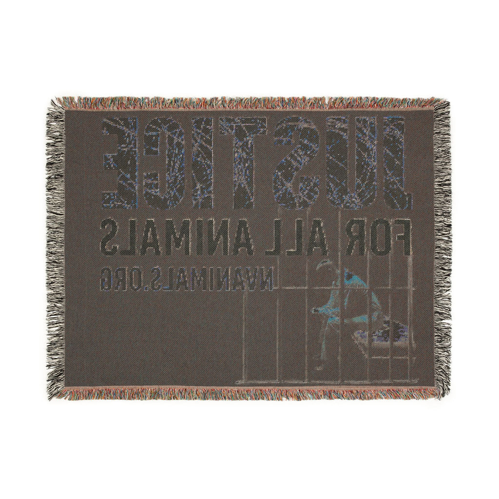 Woven Blanket | Animal Rights Advocacy | Man in Prison