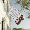 For Them. For Justice. Double-Sided Animal Rescue Flag White