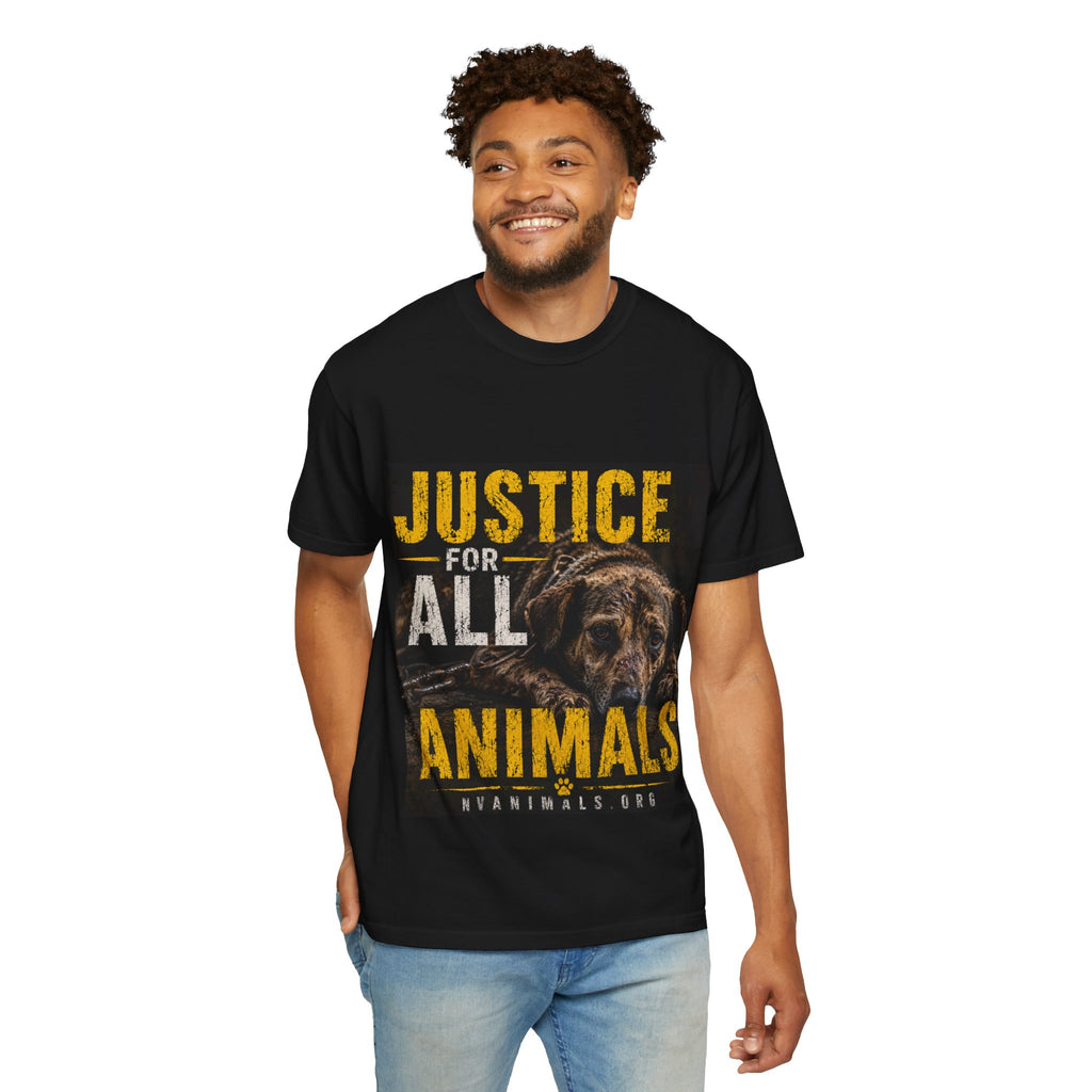 T-Shirt Justice for All Animals Dog