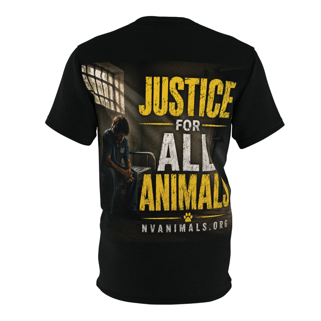 T-Shirt - Animal Rights Protest Tee Justice for All Animals