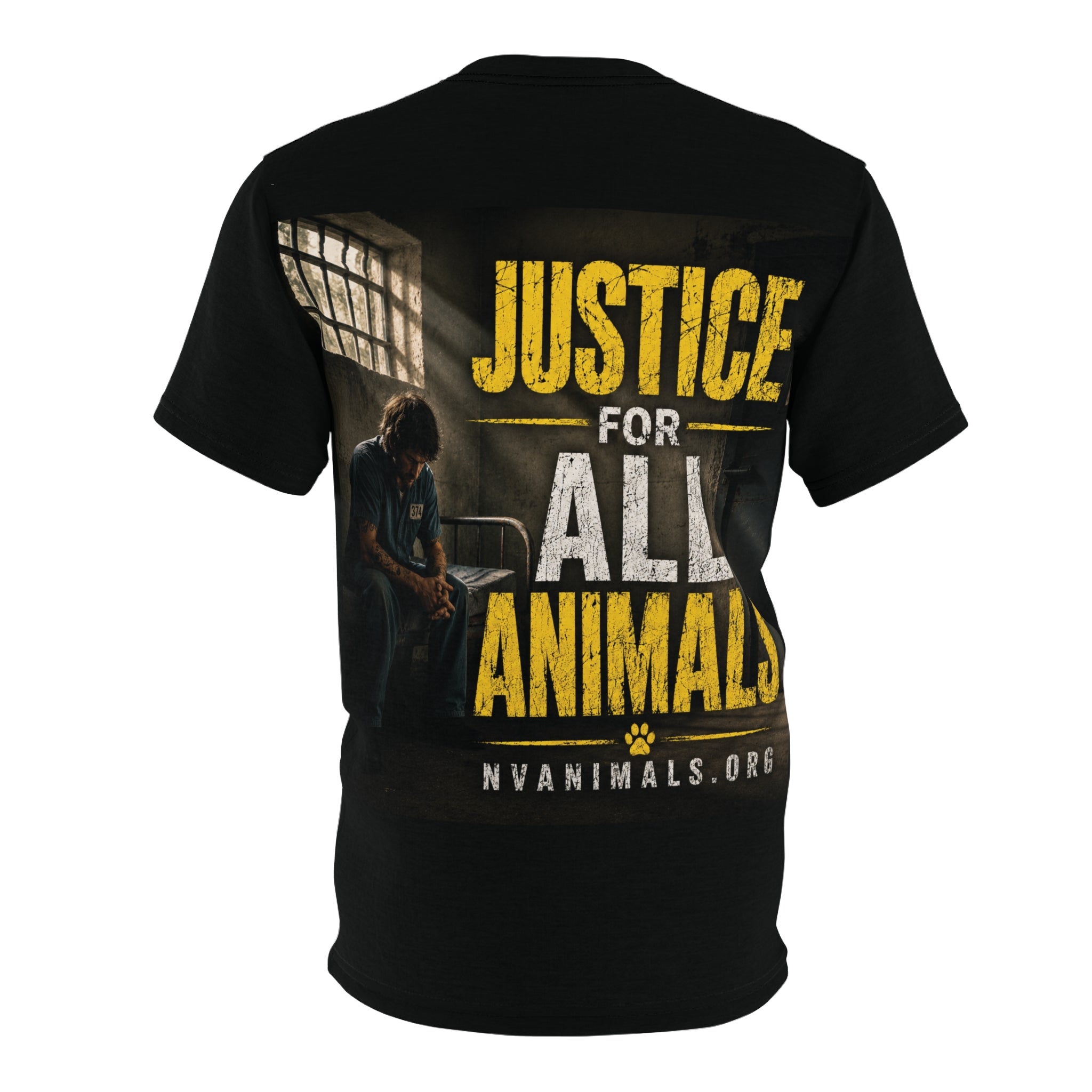 T-Shirt - Animal Rights Protest Tee Justice for All Animals