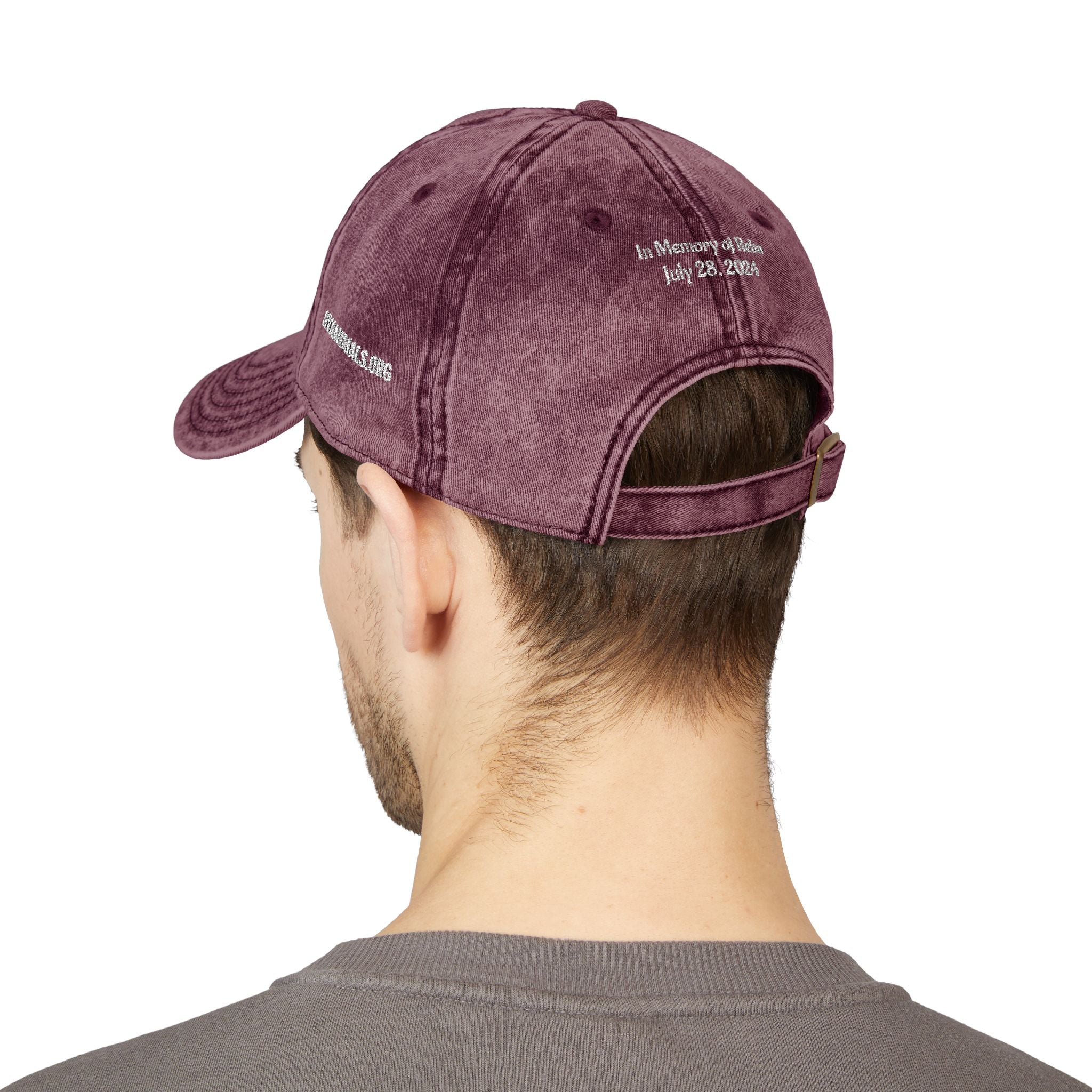 Cap Embroidered Vintage — “For Them. For Justice.” Washed Baseball Hat