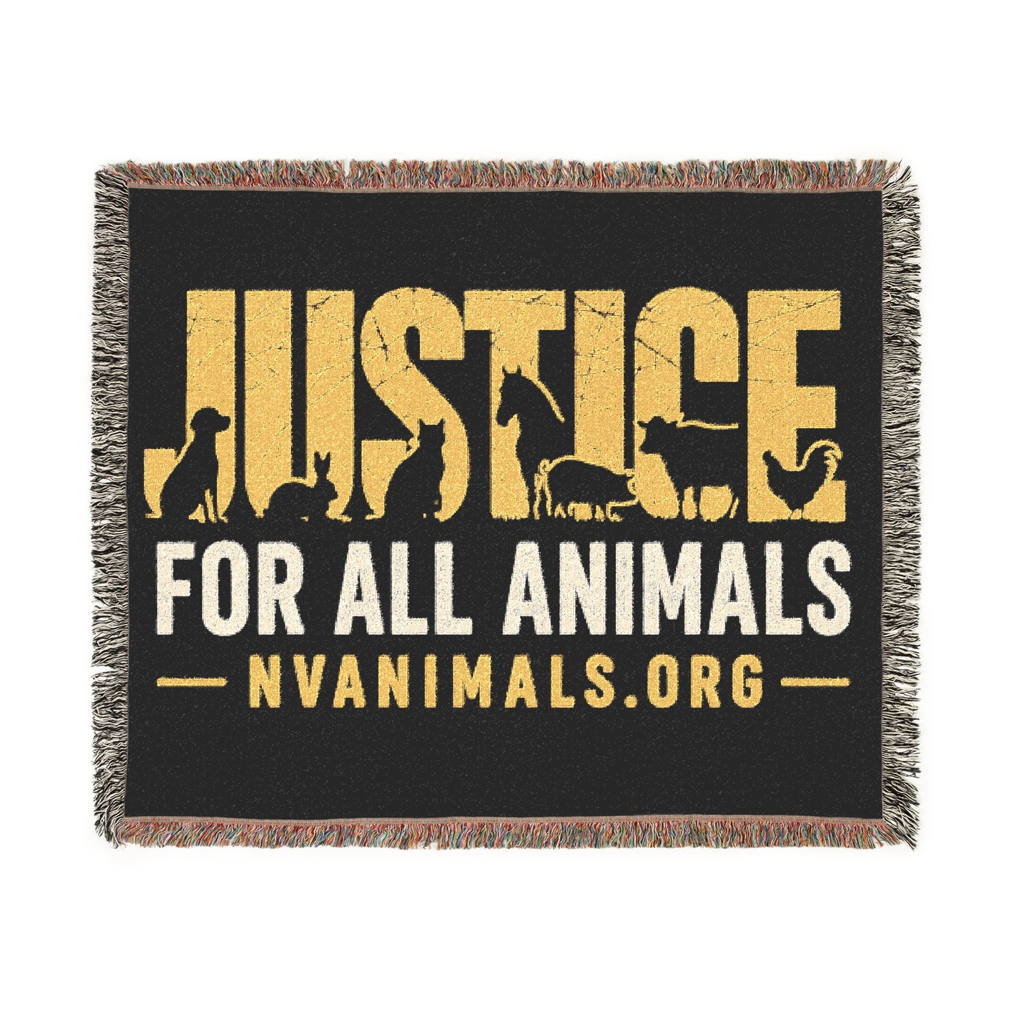 Woven Blanket | Animal Rights Advocacy