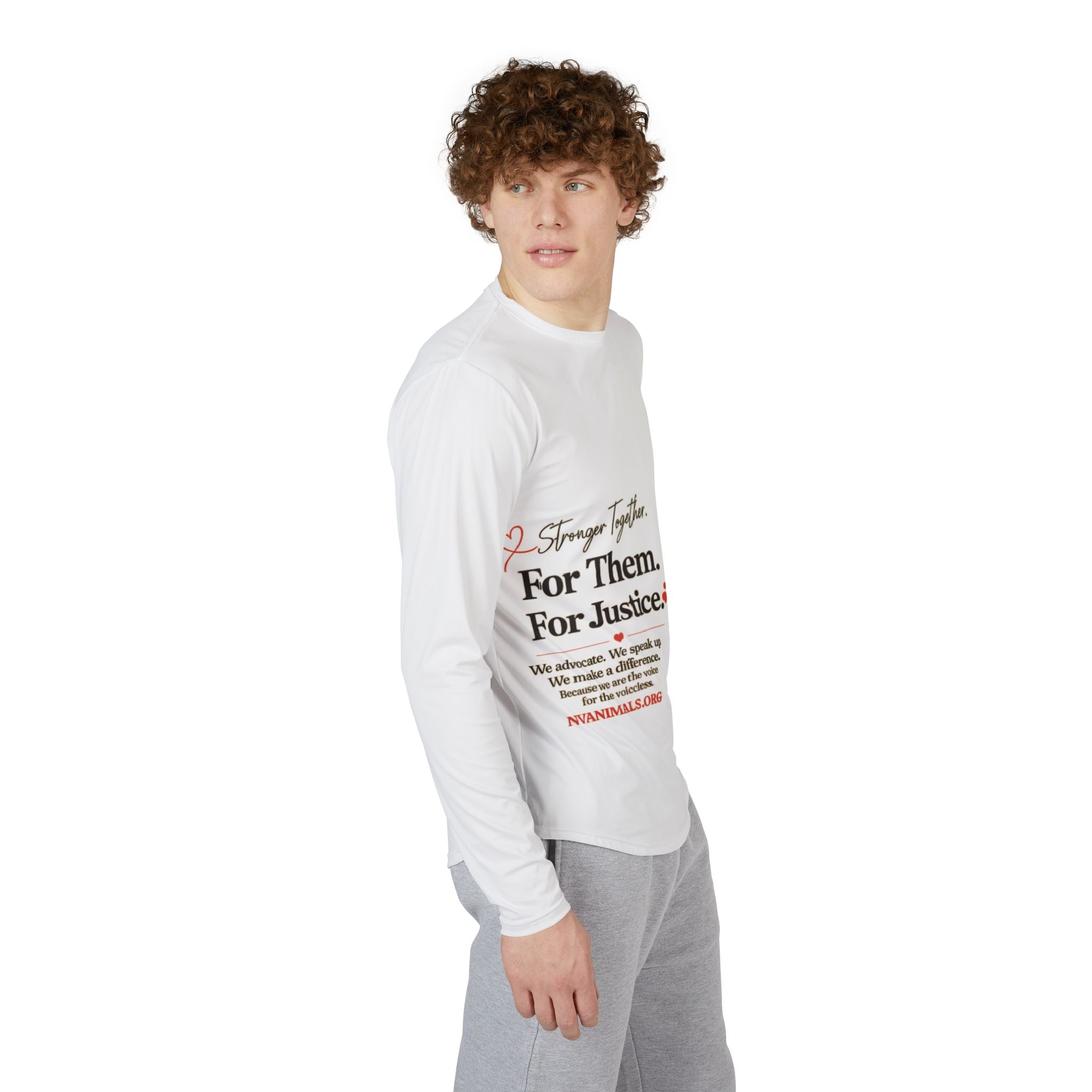 T-Shirt For Them. For Justice. Rescue Dog Long Sleeve