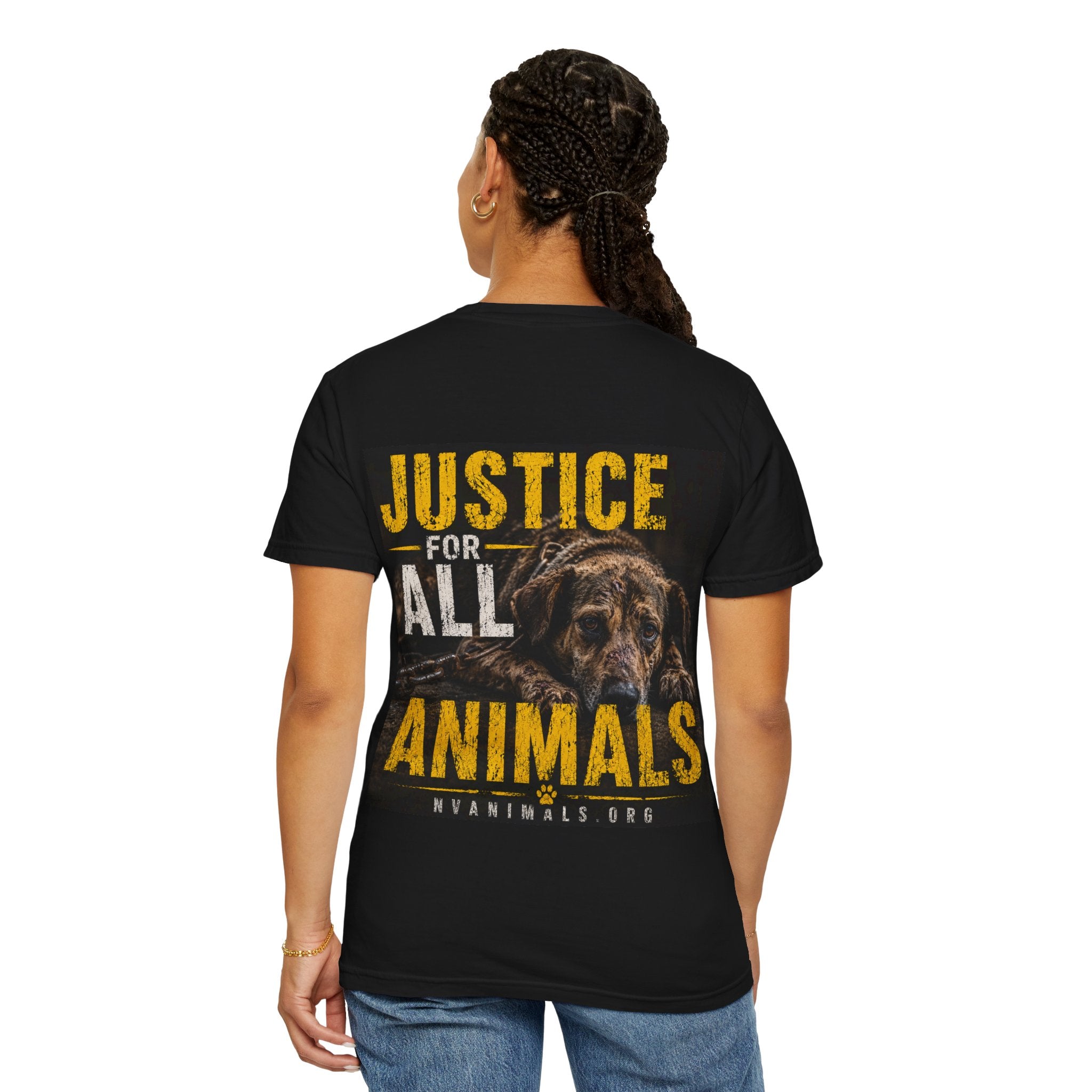 T-Shirt Justice for All Animals Dog