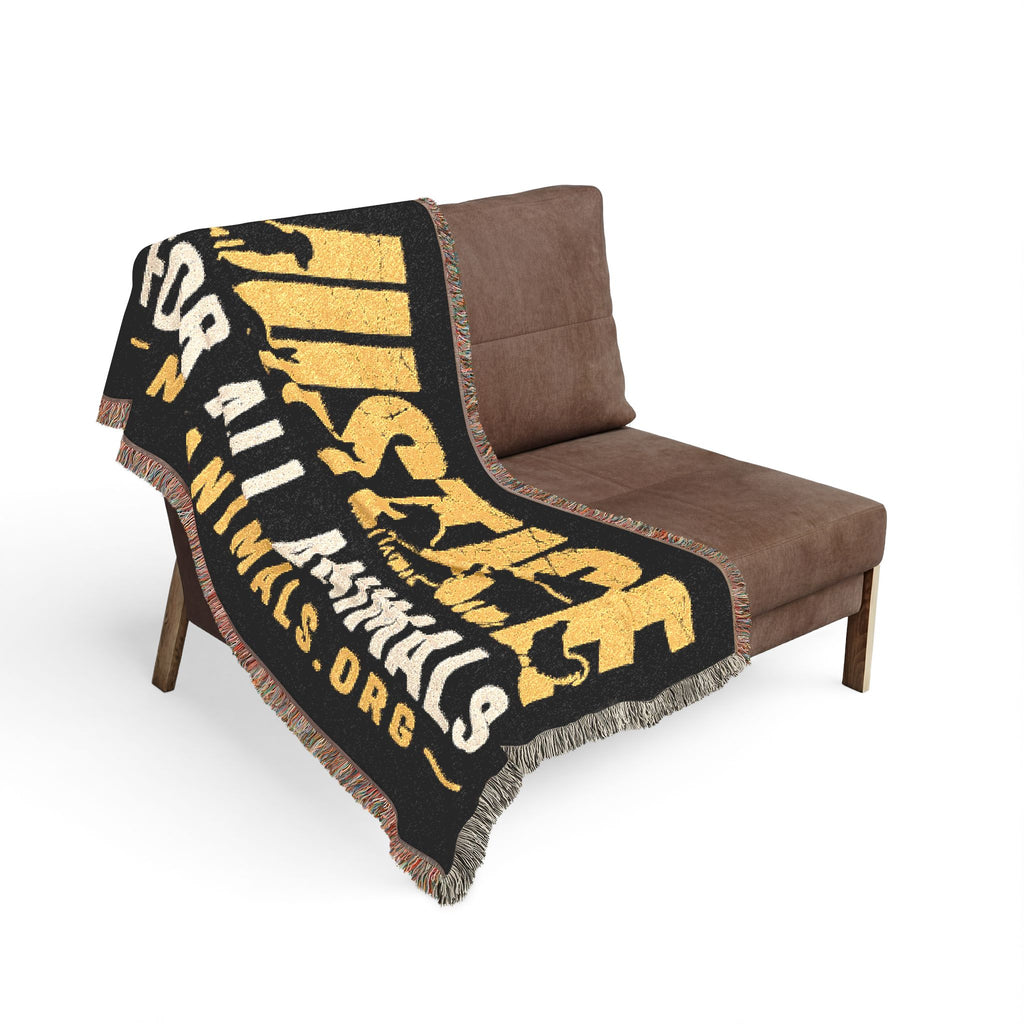 Woven Blanket | Animal Rights Advocacy