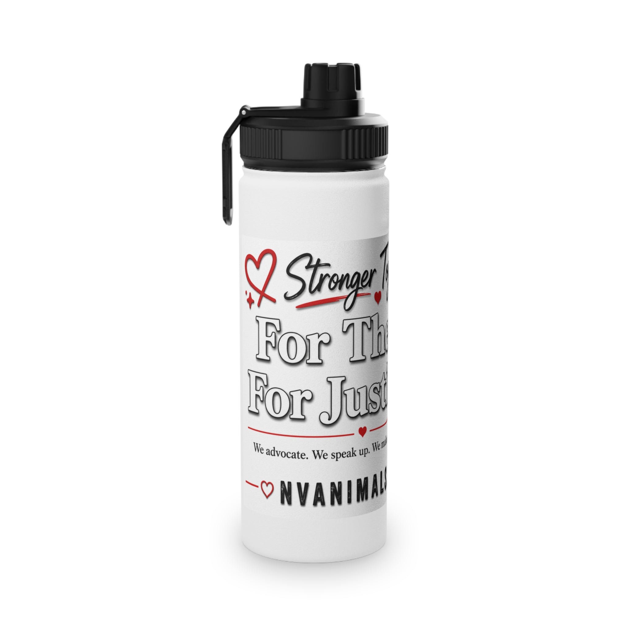 Rescue Dog Water Bottle – Support Animal Justice Stainless Steel Sports Bottle