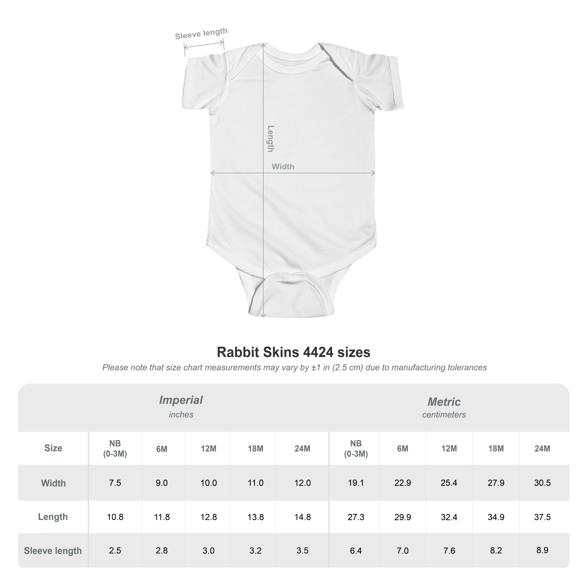 Infant Bodysuit Baby Onesie