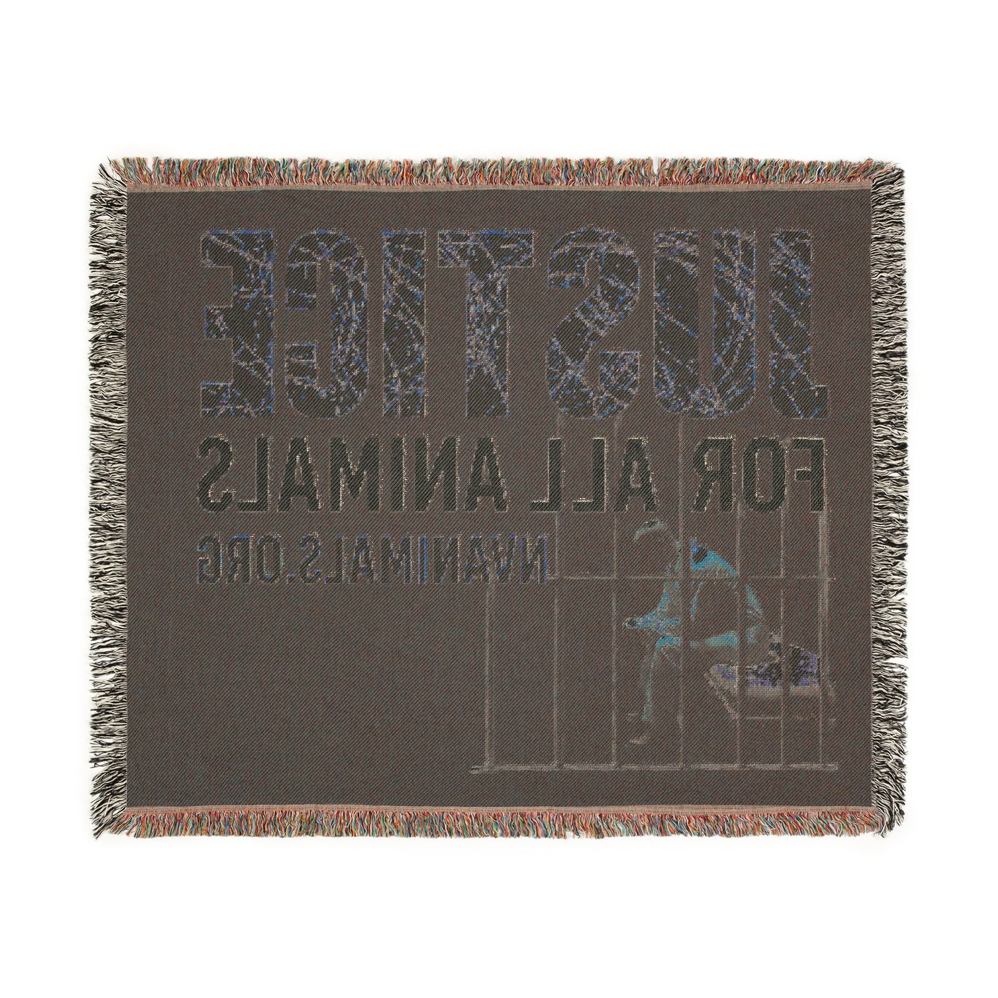 Woven Blanket | Animal Rights Advocacy | Man in Prison