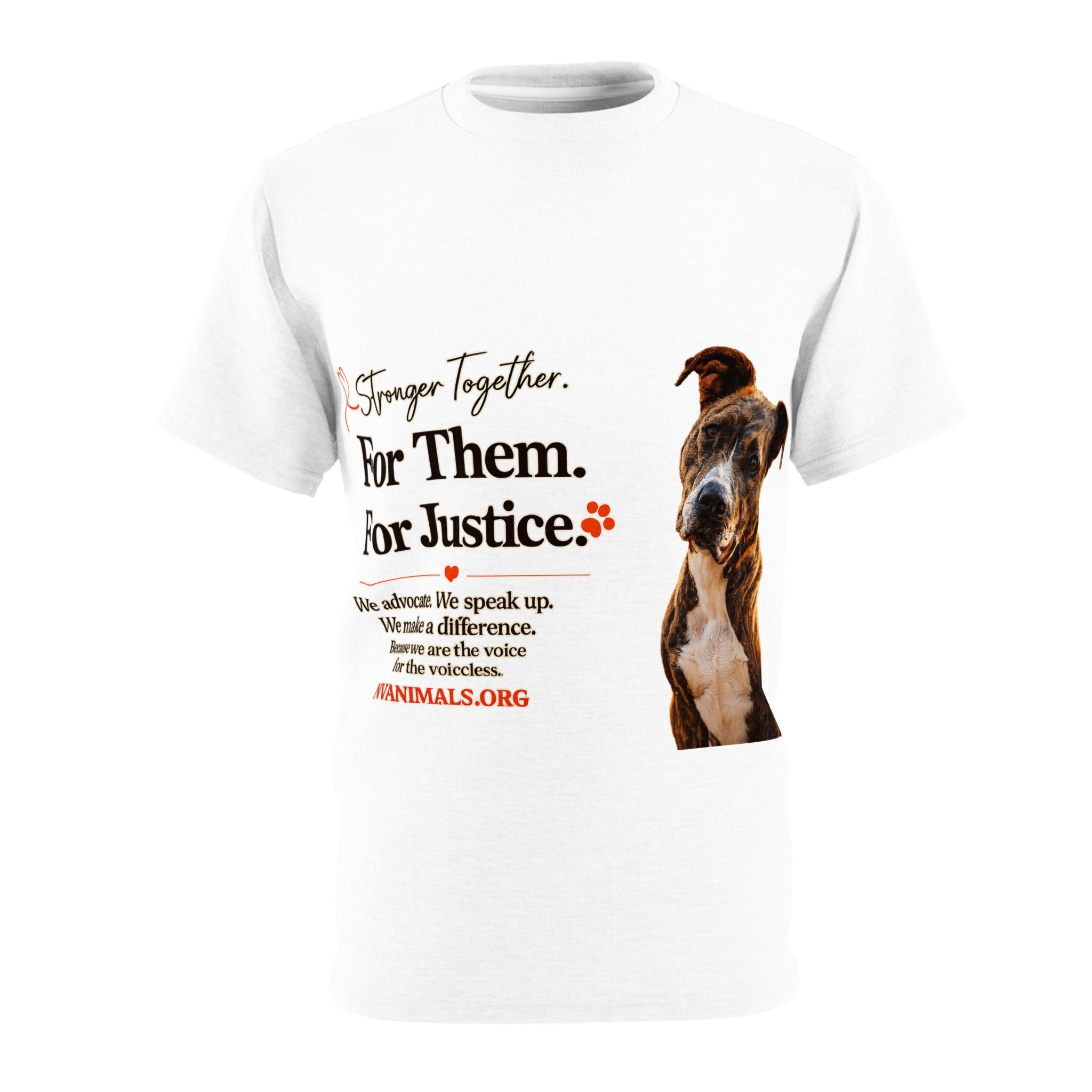 T-Shirt For Them. For Justice. Dog Rescue Advocacy