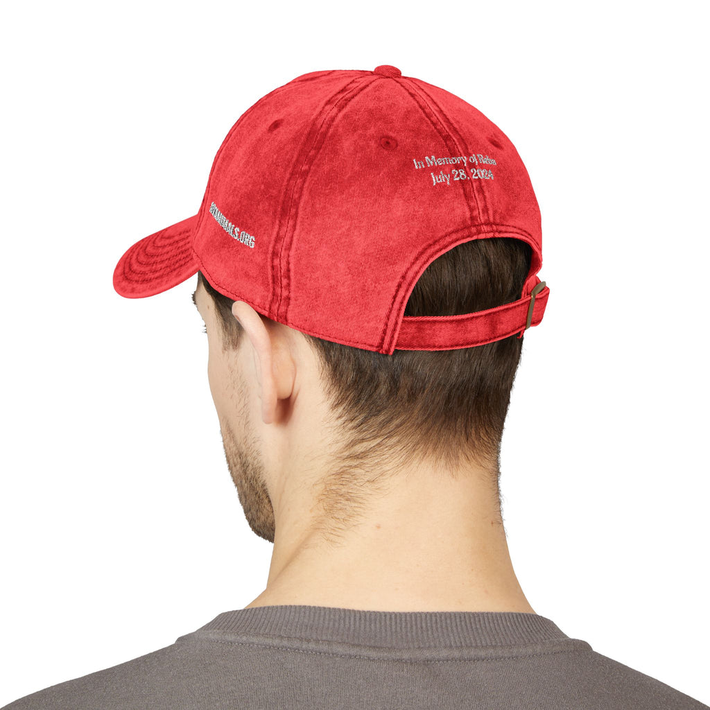 Cap Embroidered Vintage — “For Them. For Justice.” Washed Baseball Hat