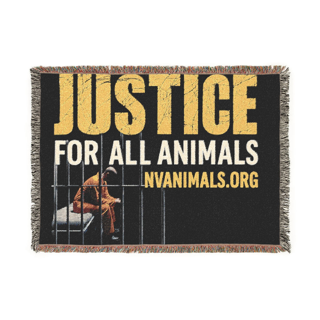Woven Blanket | Animal Rights Advocacy | Man in Prison