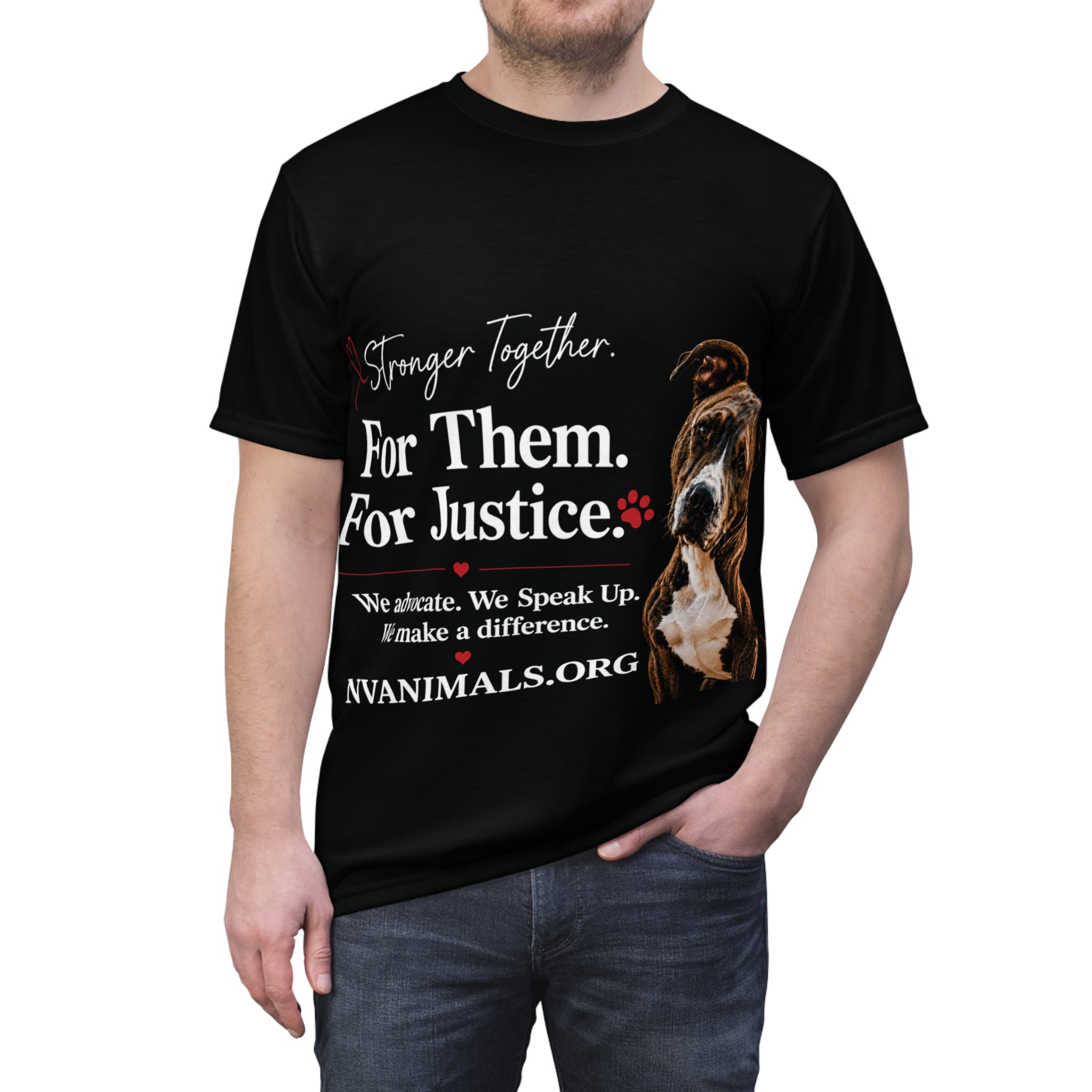 T-Shirt For Them. For Justice. Rescue Dog Advocacy