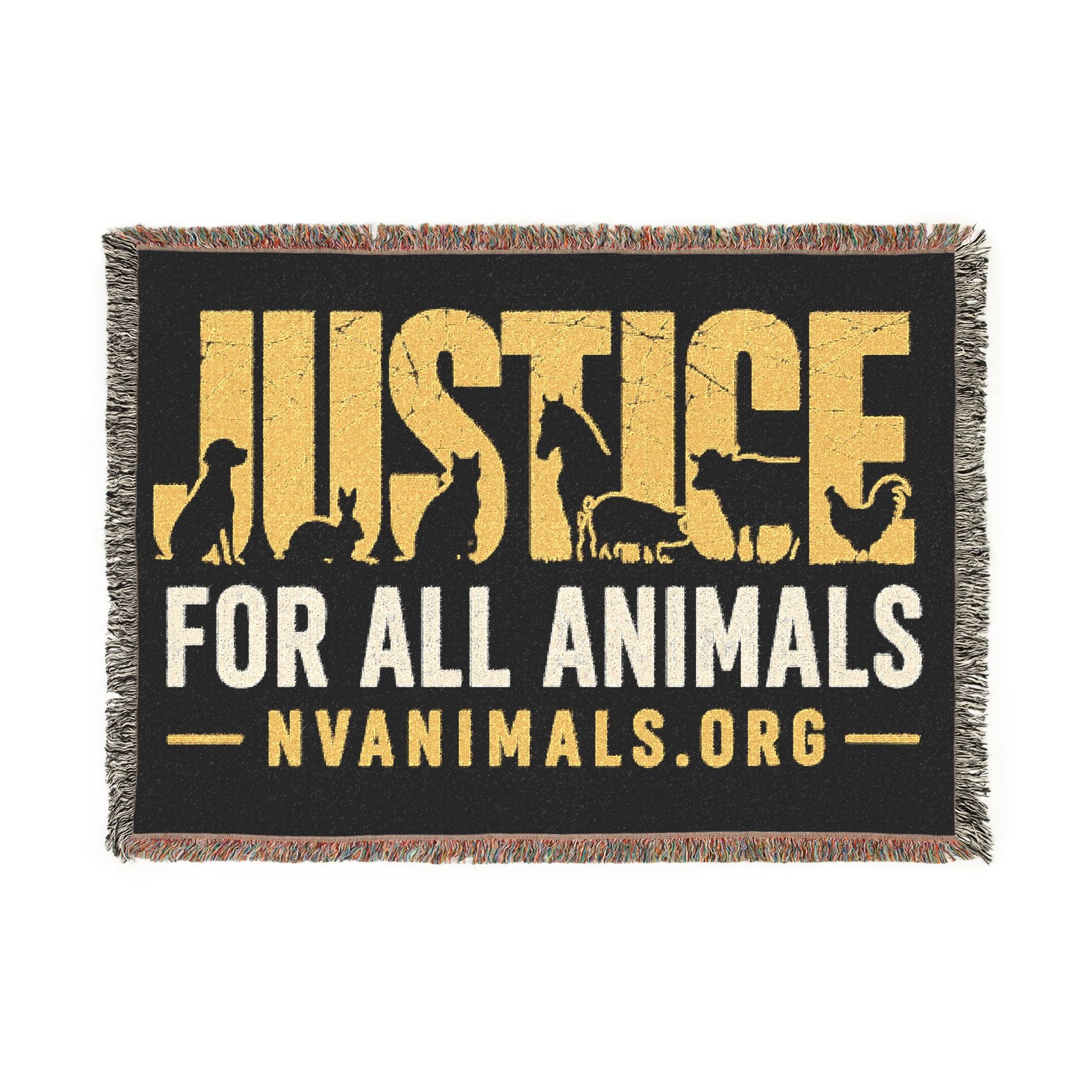 Woven Blanket | Animal Rights Advocacy