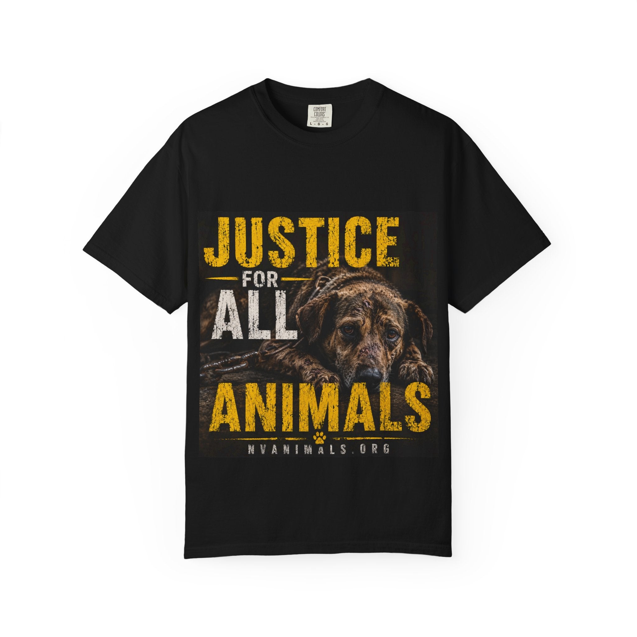 T-Shirt Justice for All Animals Dog