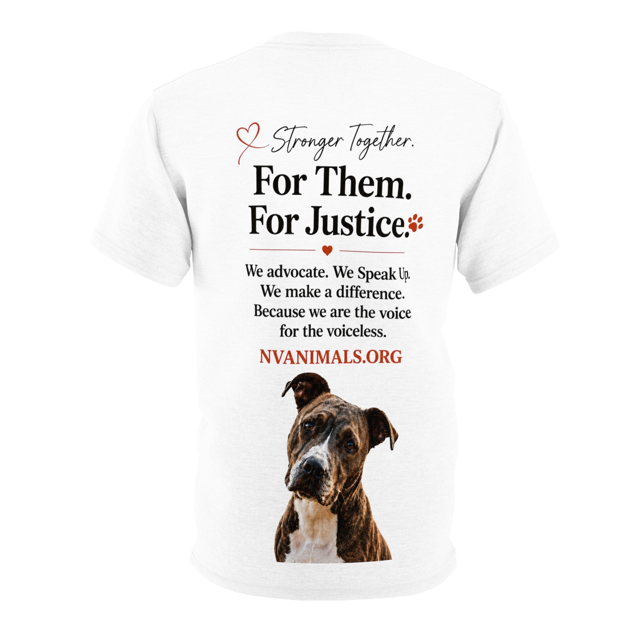 T-Shirt For Them. For Justice. Dog Rescue Advocacy